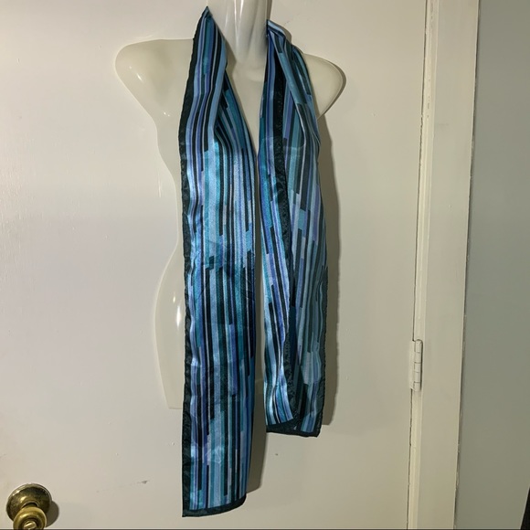 Long silky scarf can be worn so many ways - Picture 2 of 4
